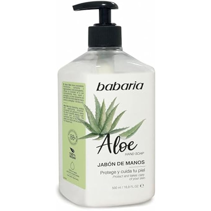 Babaria LIQUID HAND SOAP ALOE VERA 500ML - Image 1